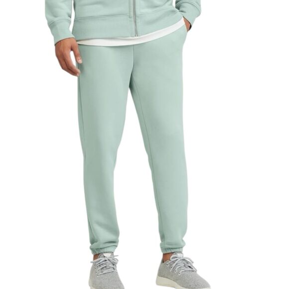 NWT Allbirds Sweatpants Mens M Green Joggers Anytime Bark Gray Organic Cotton - Picture 1 of 7